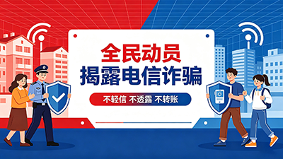 全民动员，揭露电信诈骗